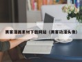 襄垣黑客漫画素材下载网站（黑客动漫头像）